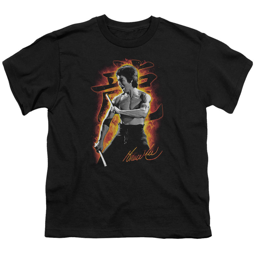Bruce Lee Dragon Fire - Youth T-Shirt (Ages 8-12) Youth T-Shirt (Ages 8-12) Bruce Lee