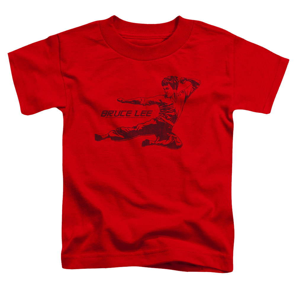 Bruce Lee Line Kick - Kid's T-Shirt (Ages 4-7) Kid's T-Shirt (Ages 4-7) Bruce Lee