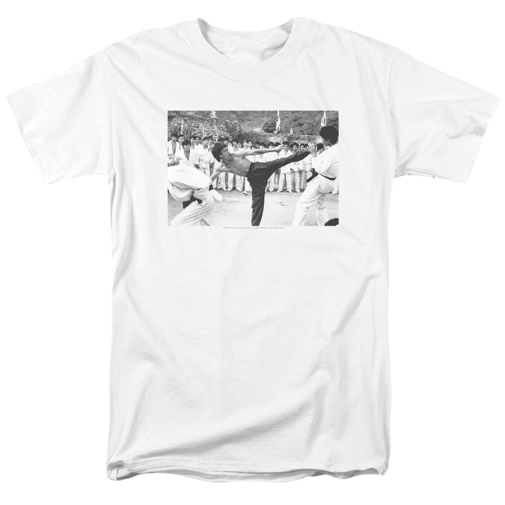 Bruce Lee Kick To The Head - Men's Regular Fit T-Shirt Men's Regular Fit T-Shirt Bruce Lee