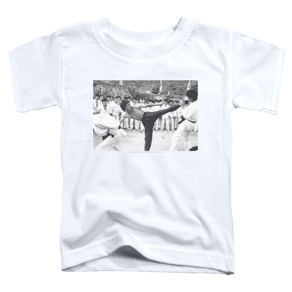 Bruce Lee Kick To The Head - Kid's T-Shirt (Ages 4-7) Kid's T-Shirt (Ages 4-7) Bruce Lee