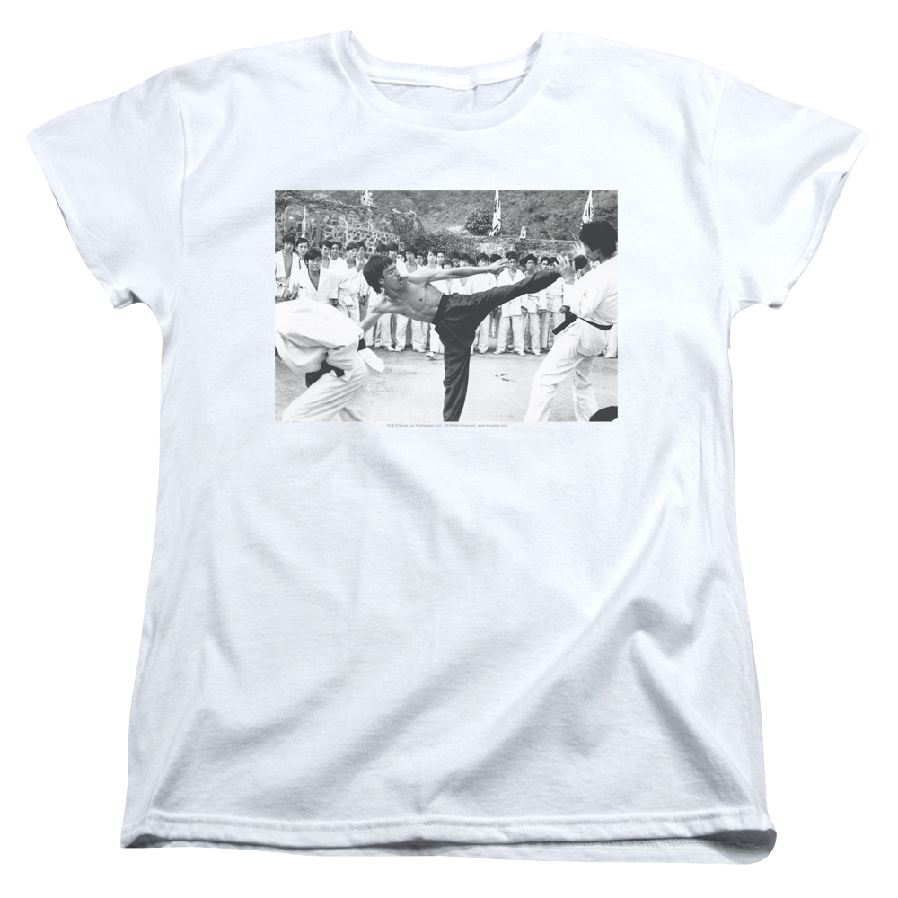 Bruce Lee Kick To The Head - Women's T-Shirt Women's T-Shirt Bruce Lee