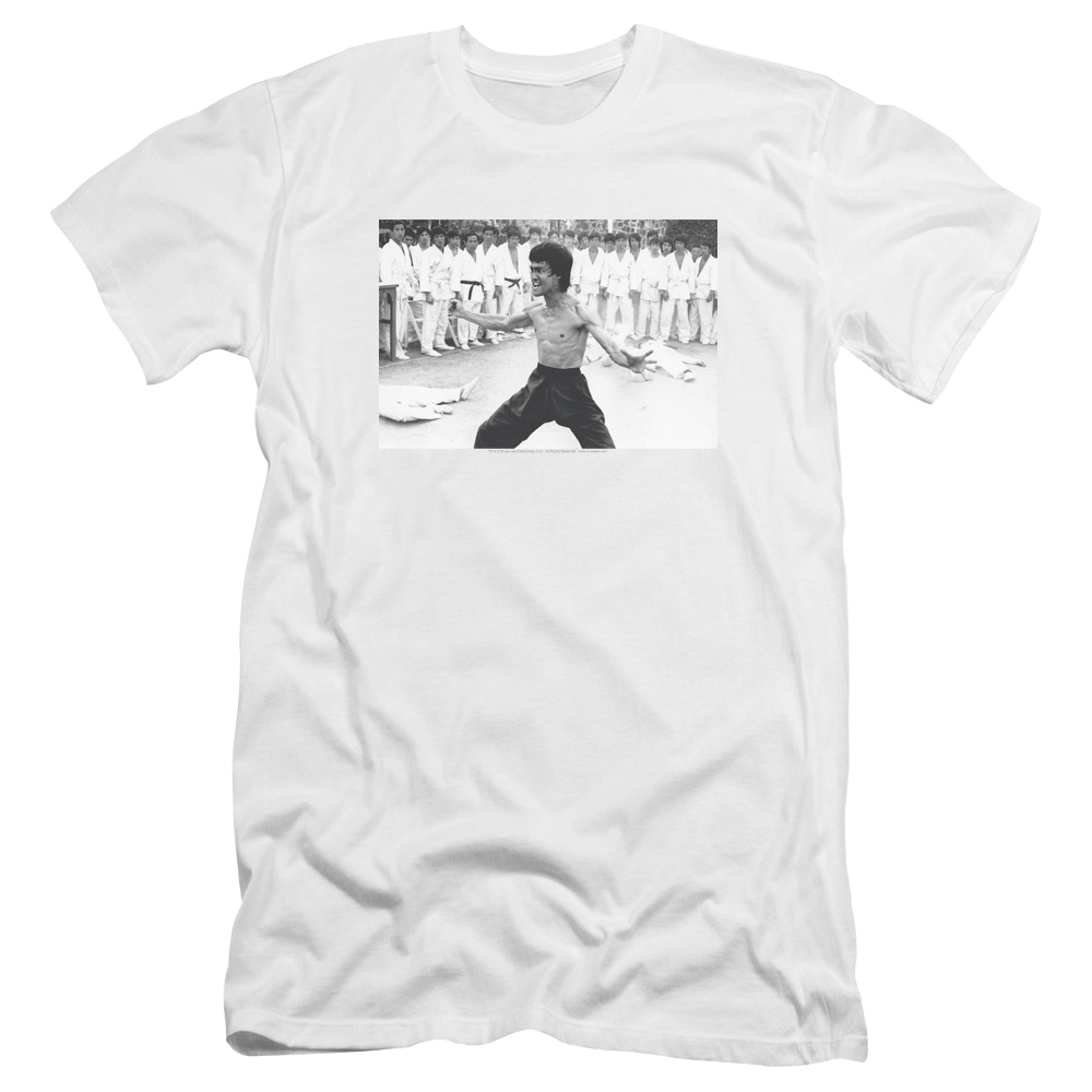 Bruce Lee Triumphant - Men's Premium Slim Fit T-Shirt Men's Premium Slim Fit T-Shirt Bruce Lee
