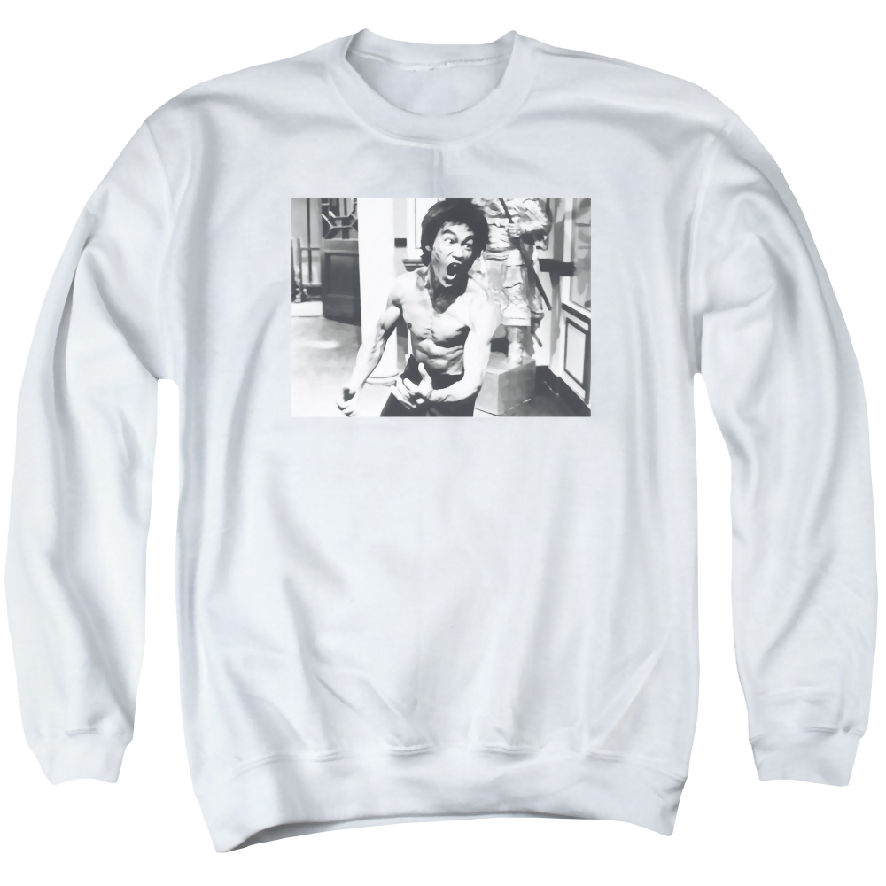 Bruce Lee Full Of Fury - Men's Crewneck Sweatshirt Men's Crewneck Sweatshirt Bruce Lee