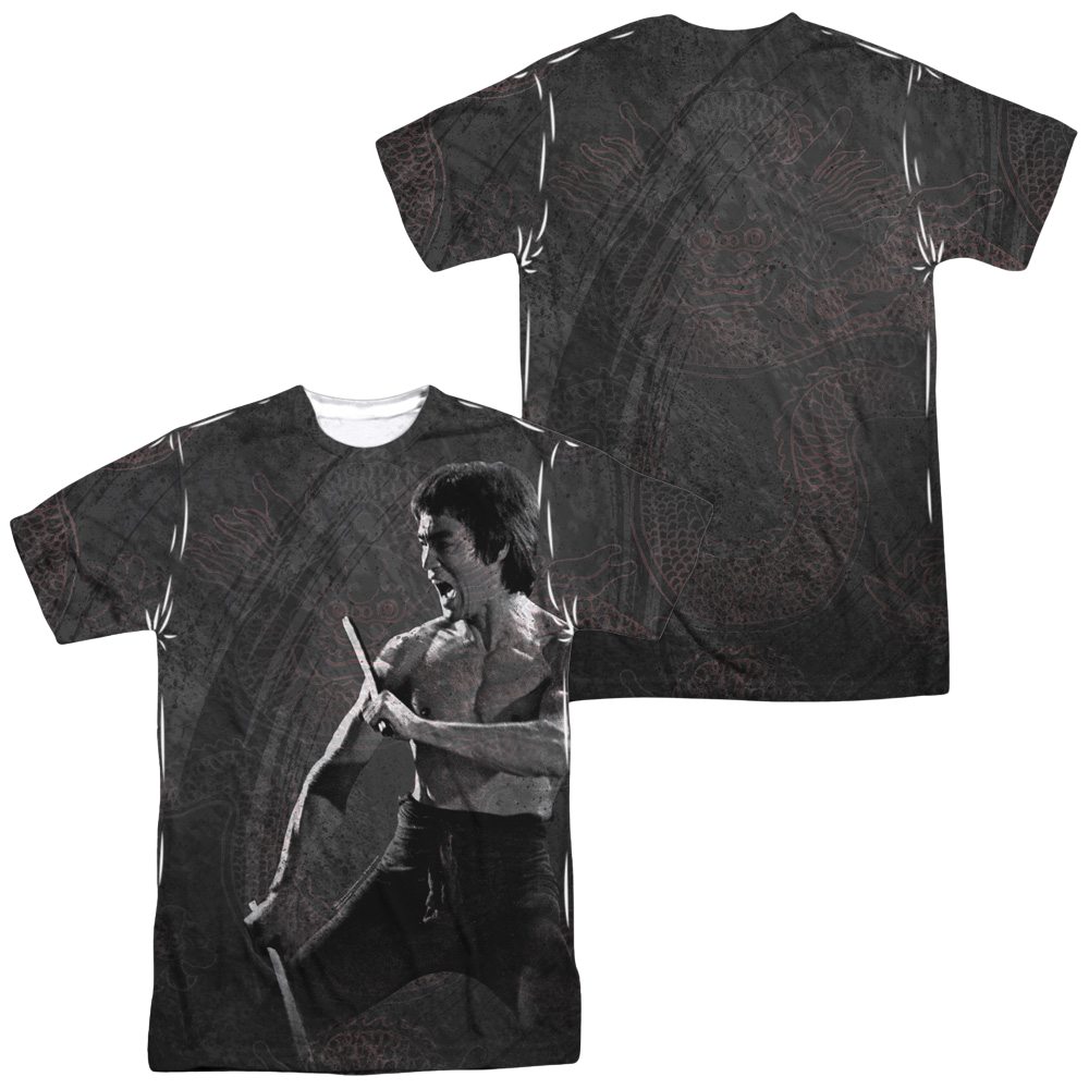 Bruce Lee Dragon Print Men's All Over Print T-Shirt Men's All-Over Print T-Shirt Bruce Lee