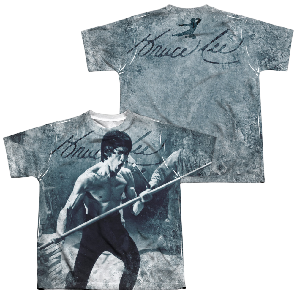 Bruce Lee Whoooaa - Youth All-Over Print T-Shirt (Ages 8-12) Youth All-Over Print T-Shirt (Ages 8-12) Bruce Lee