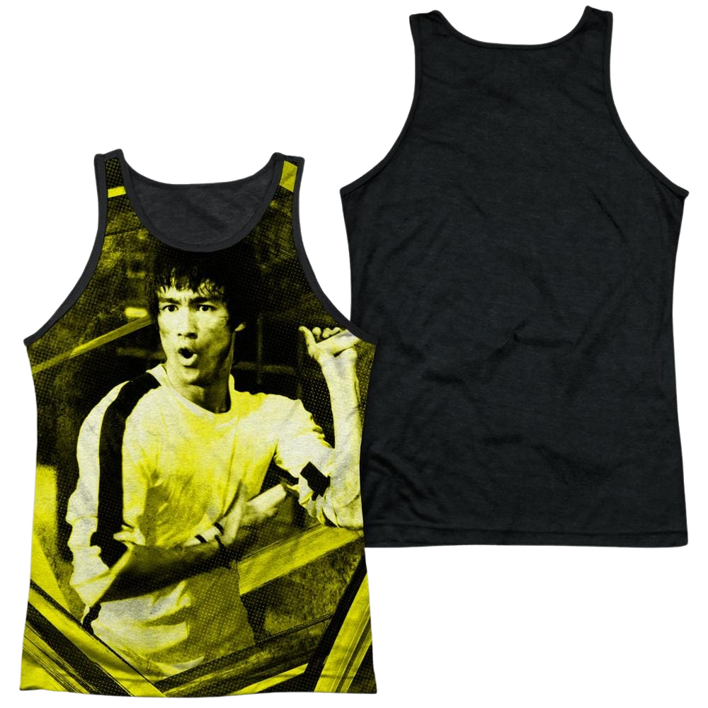 Bruce Lee Stripes Men's Black Back Tank Men's Black Back Tank Bruce Lee