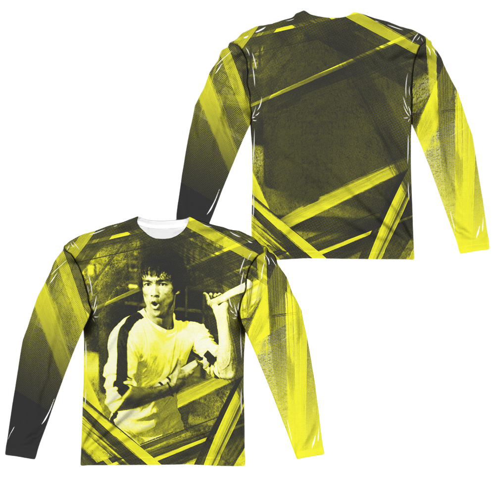 Bruce Lee Stripes - Men's All-Over Print Long Sleeve Men's All-Over Print Long Sleeve Bruce Lee