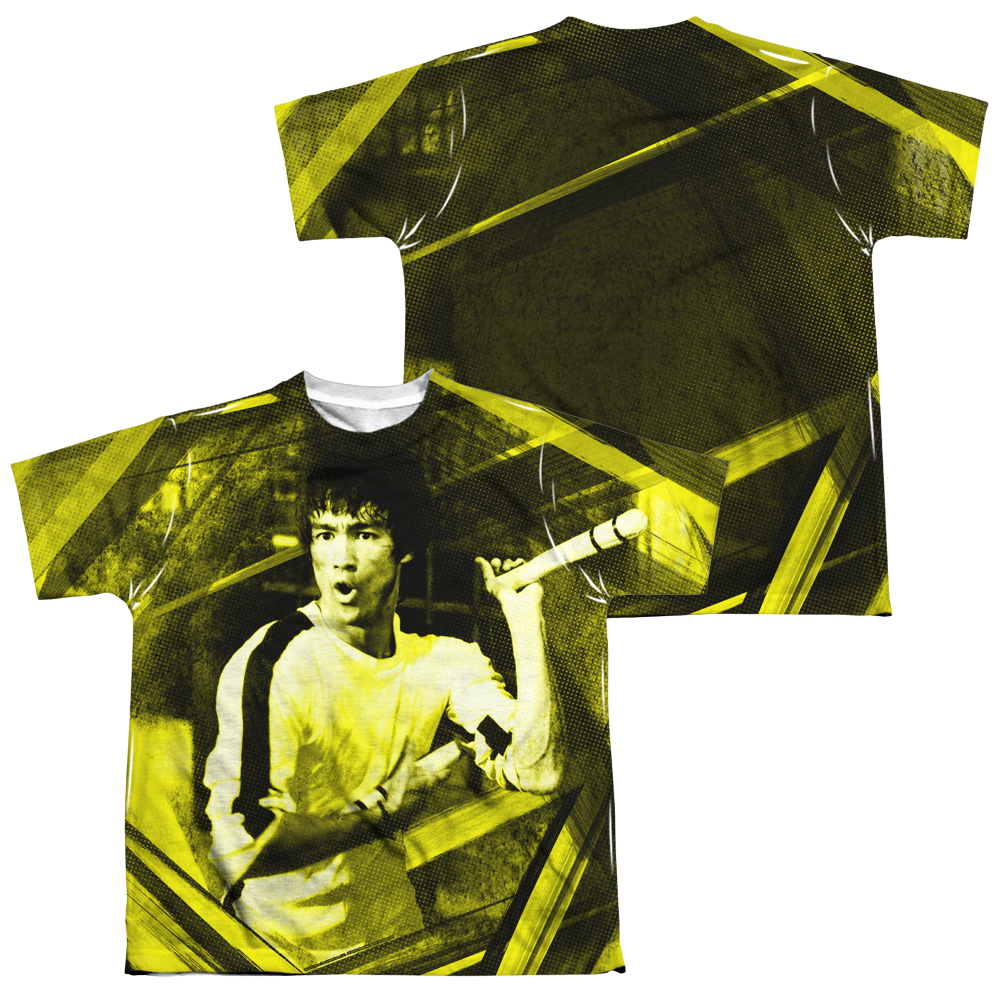 Bruce Lee Stripes - Youth All-Over Print T-Shirt (Ages 8-12) Youth All-Over Print T-Shirt (Ages 8-12) Bruce Lee
