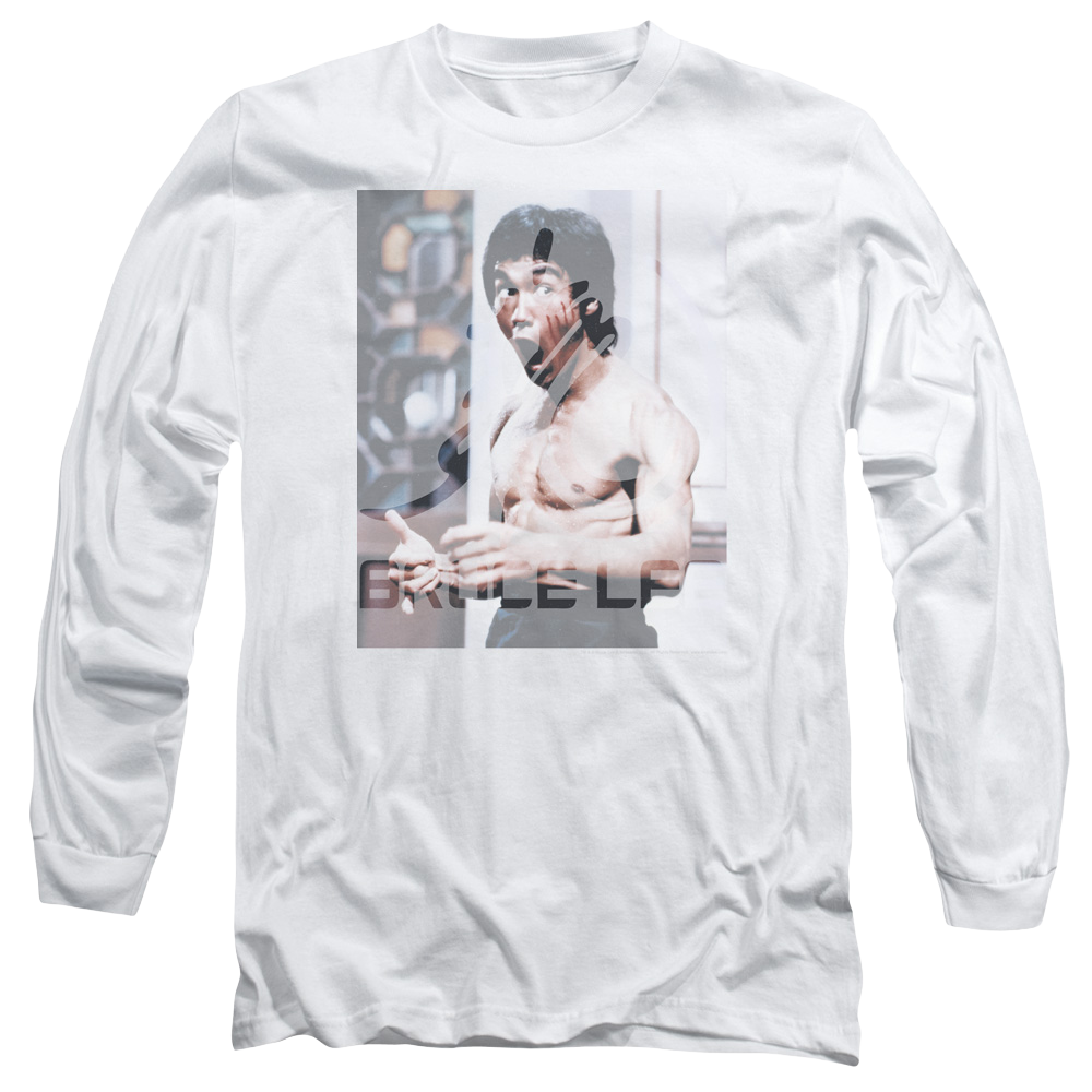 Bruce Lee Revving Up - Men's Long Sleeve T-Shirt Men's Long Sleeve T-Shirt Bruce Lee