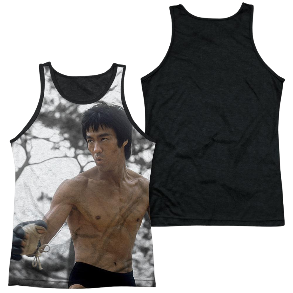 Bruce Lee Battle Ready Men's Black Back Tank Men's Black Back Tank Bruce Lee
