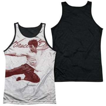 Bruce Lee Expectations men's black back tank