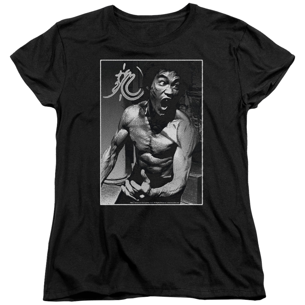 Bruce Lee Focused Rage - Women's T-Shirt Women's T-Shirt Bruce Lee