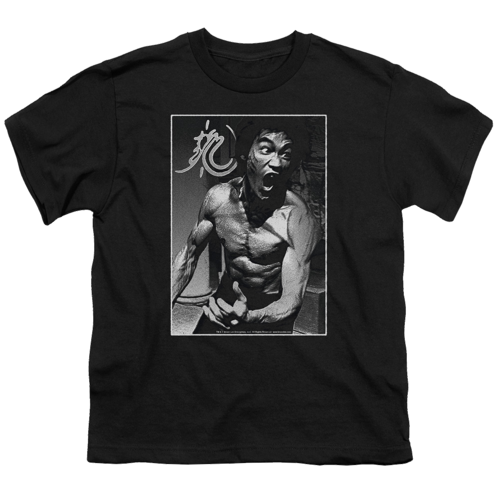 Bruce Lee Focused Rage - Youth T-Shirt (Ages 8-12) Youth T-Shirt (Ages 8-12) Bruce Lee