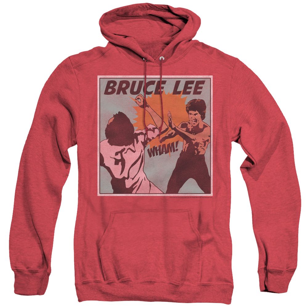 Bruce Lee Comic Panel - Heather Pullover Hoodie Heather Pullover Hoodie Bruce Lee