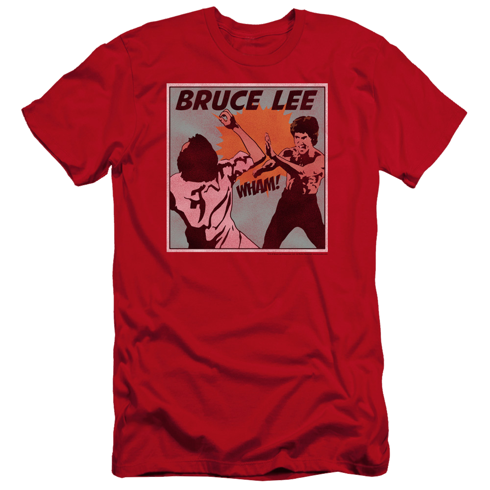 Bruce Lee Comic Panel - Men's Premium Slim Fit T-Shirt Men's Premium Slim Fit T-Shirt Bruce Lee