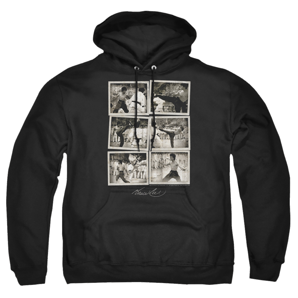 Bruce Lee Snap Shots - Pullover Hoodie Pullover Hoodie Bruce Lee
