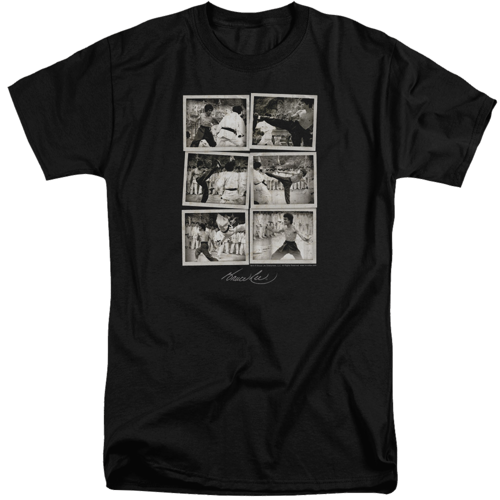 Bruce Lee Snap Shots - Men's Tall Fit T-Shirt Men's Tall Fit T-Shirt Bruce Lee