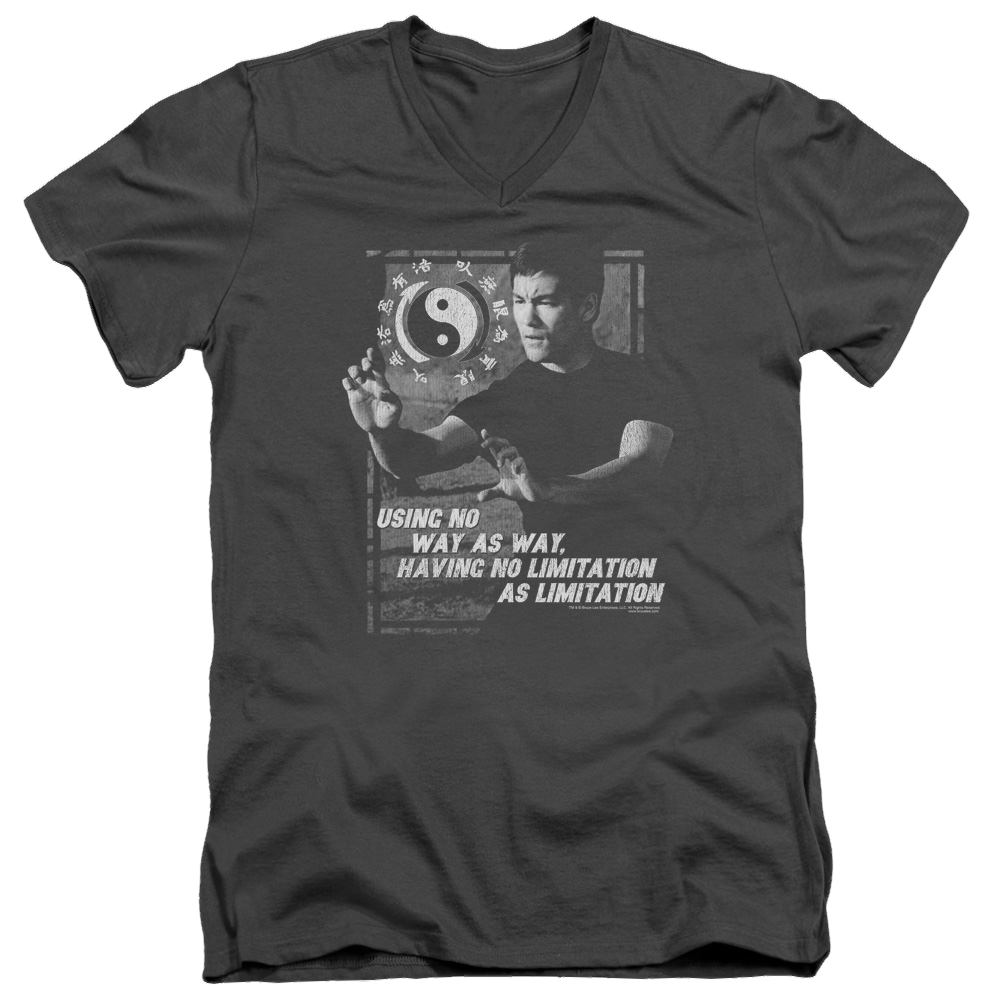 Bruce Lee No Way As A Way - Men's V-Neck T-Shirt Men's V-Neck T-Shirt Bruce Lee