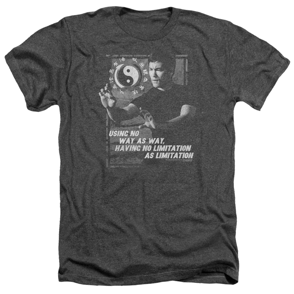 Bruce Lee No Way As A Way - Men's Heather T-Shirt Men's Heather T-Shirt Bruce Lee