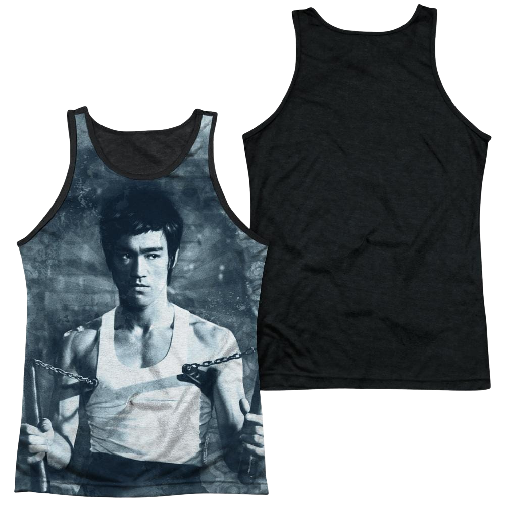 Bruce Lee Nunchucks Men's Black Back Tank Men's Black Back Tank Bruce Lee