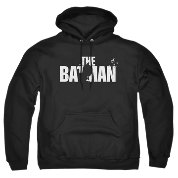 The Batman (2022) Silhouette Title - Pullover Hoodie Pullover Hoodie Batman