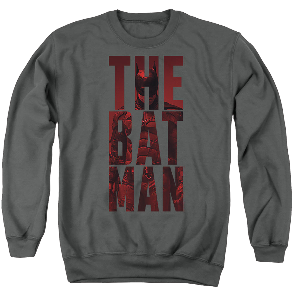The Batman (2022) Crimson Crusader - Men's Crewneck Sweatshirt Men's Crewneck Sweatshirt Batman