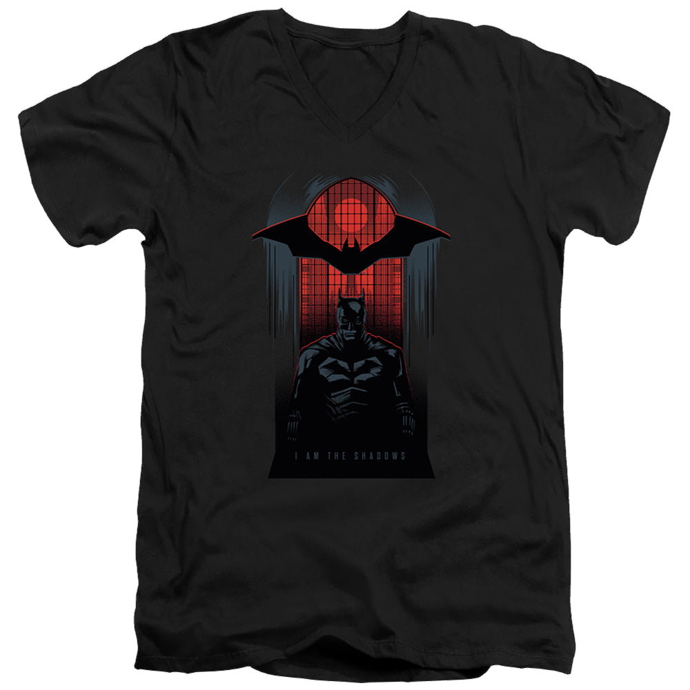 The Batman (2022) I Am The Shadows - Men's V-Neck T-Shirt Men's V-Neck T-Shirt Batman
