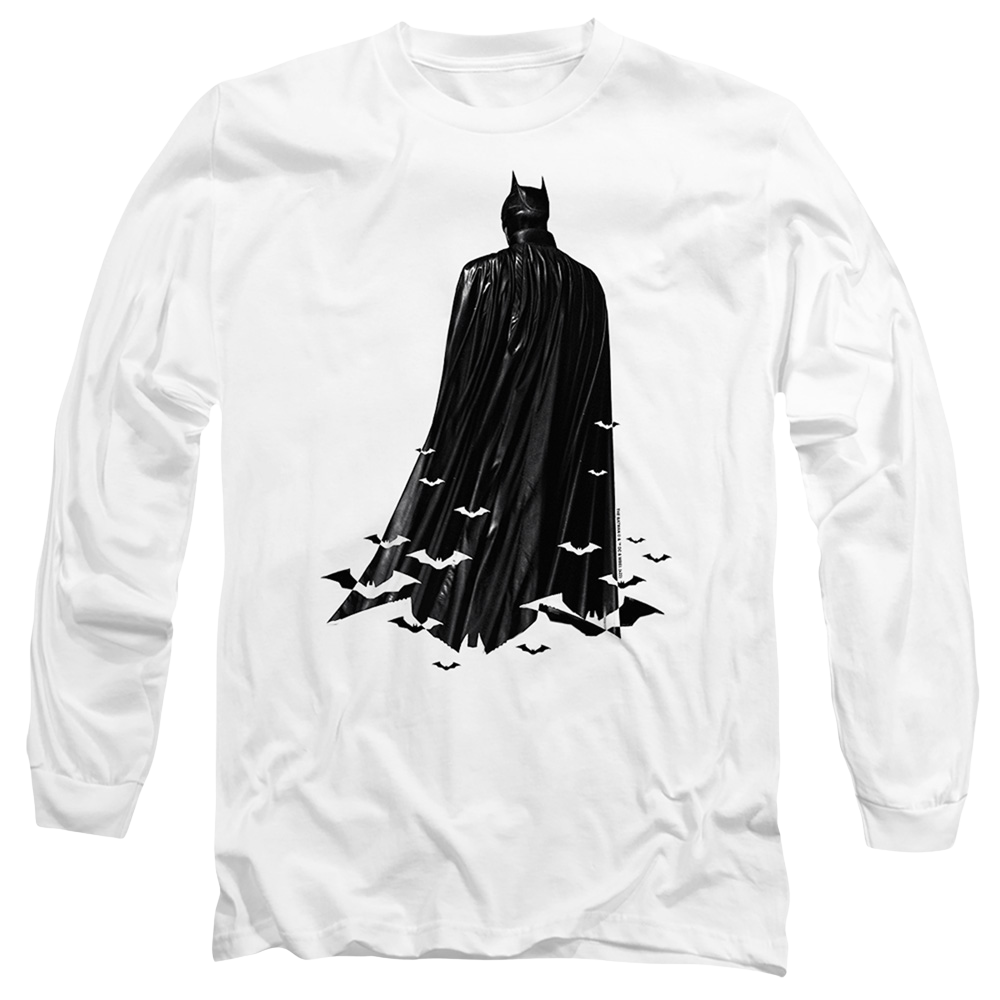 The Batman (2022) Bat Cape - Men's Long Sleeve T-Shirt Men's Long Sleeve T-Shirt Batman