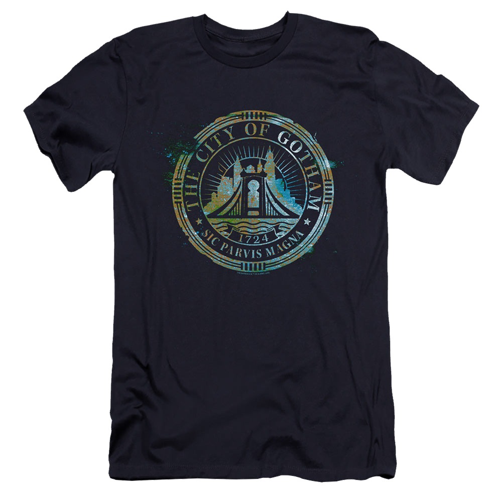 The Batman (2022) City Of Gotham - Men's Premium Slim Fit T-Shirt Men's Premium Slim Fit T-Shirt Batman