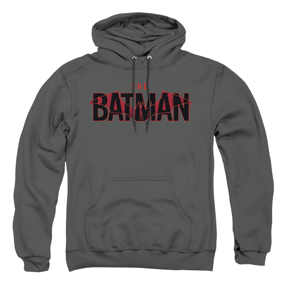 The Batman (2022) Logo With Red Bat - Pullover Hoodie Pullover Hoodie Batman