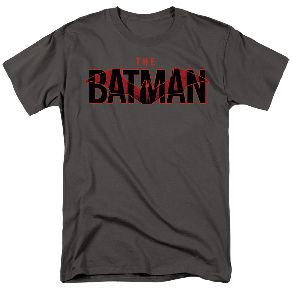 The Batman (2022) Logo With Red Bat - Men's Regular Fit T-Shirt Men's Regular Fit T-Shirt Batman
