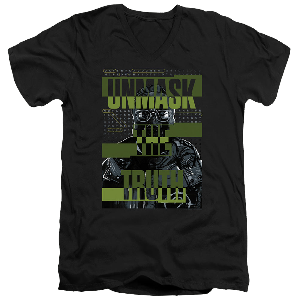 The Batman (2022) Unmask The Truth - Men's V-Neck T-Shirt Men's V-Neck T-Shirt Batman