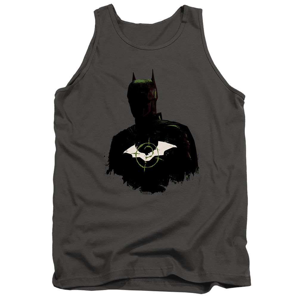 The Batman (2022) Silhouette With Riddler Logo - Men's Tank Top Men's Tank Batman