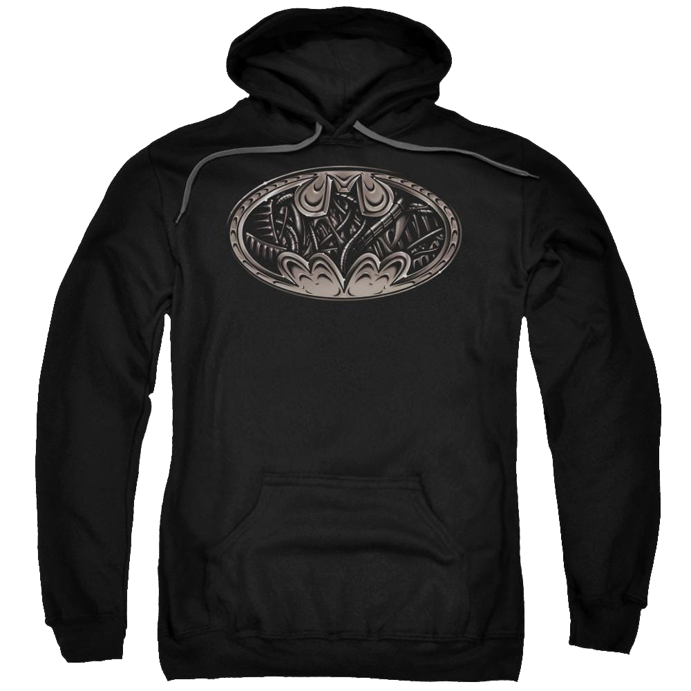 Batman Bio Mech Bat Shield - Pullover Hoodie Pullover Hoodie Batman