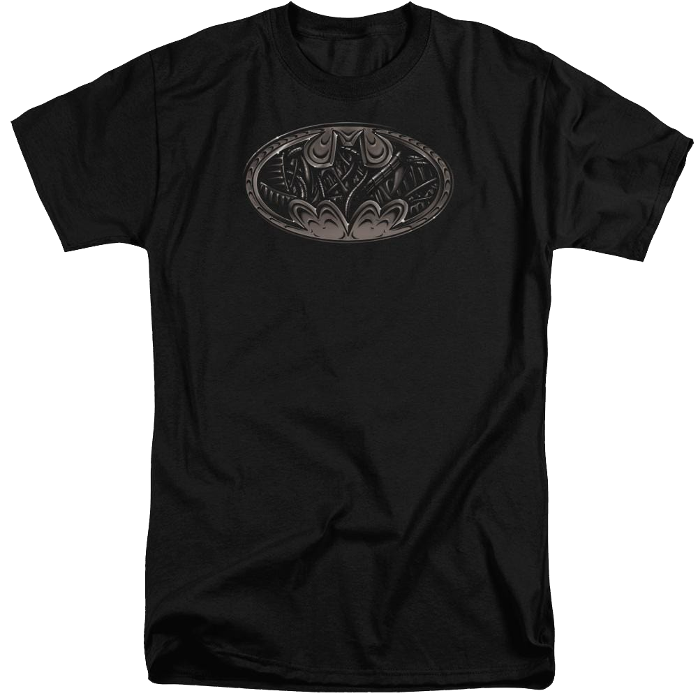 Batman Bio Mech Bat Shield - Men's Tall Fit T-Shirt Men's Tall Fit T-Shirt Batman
