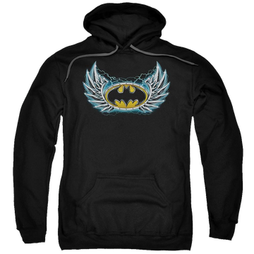 Batman Steel Wings Logo - Pullover Hoodie Pullover Hoodie Batman