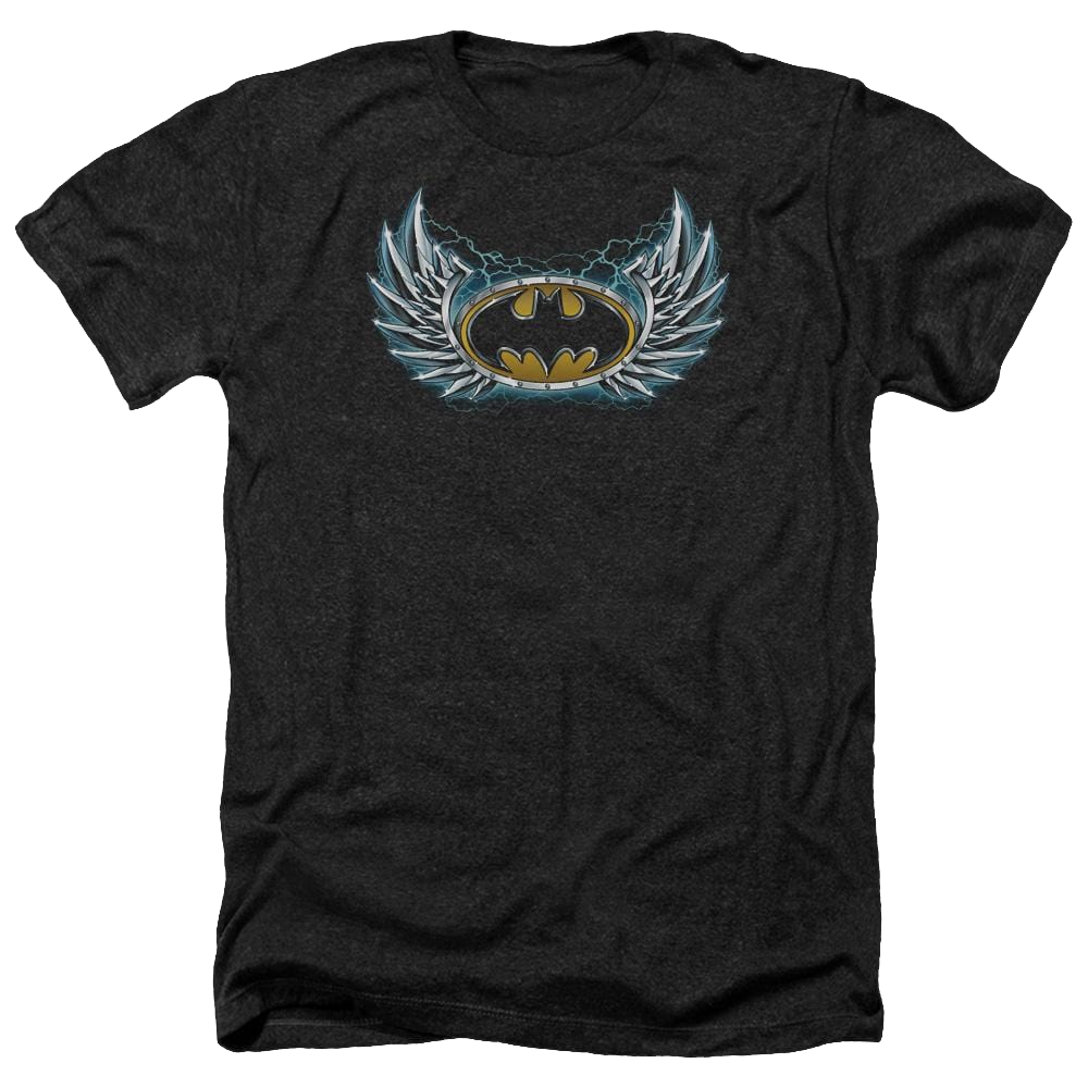 Batman Steel Wings Logo - Men's Heather T-Shirt Men's Heather T-Shirt Batman