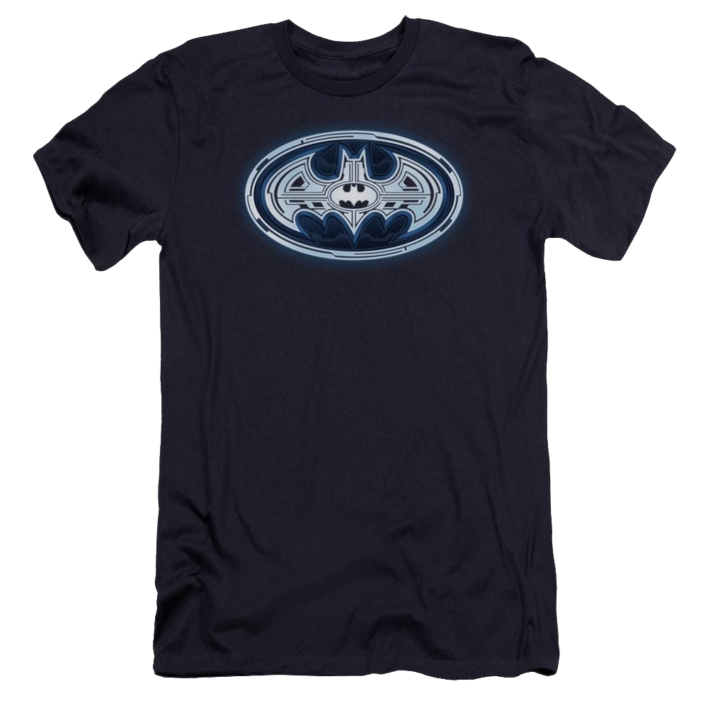 Batman Cyber Bat Shield - Men's Premium Slim Fit T-Shirt Men's Premium Slim Fit T-Shirt Batman