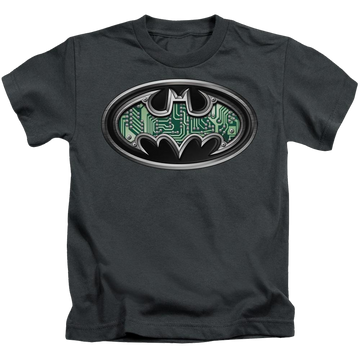 DC Batman Circuitry Shield - Kid's T-Shirt Kid's T-Shirt (Ages 4-7) Batman