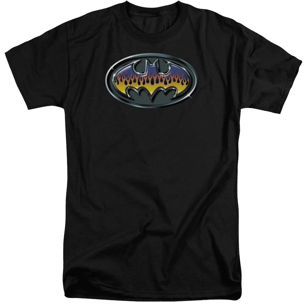 Batman Hot Rod Shield - Men's Tall Fit T-Shirt Men's Tall Fit T-Shirt Batman