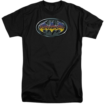 Batman Hot Rod Shield - Men's Tall Fit T-Shirt Men's Tall Fit T-Shirt Batman