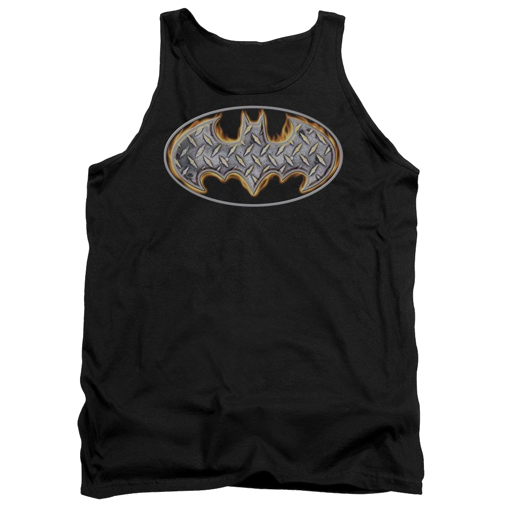 Batman Steel Fire Shield Men's Tank Men's Tank Batman