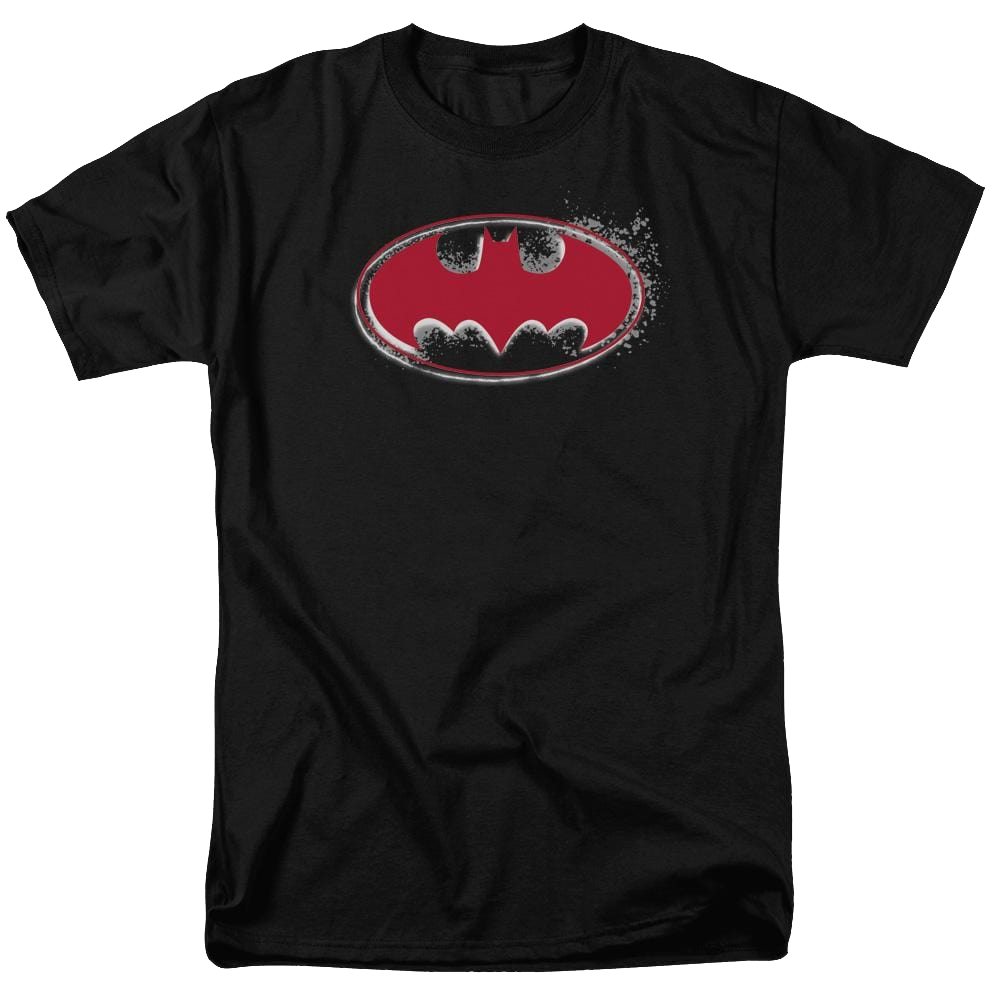 Batman Hardcore Noir Bat Logo - Men's Regular Fit T-Shirt Men's Regular Fit T-Shirt Batman