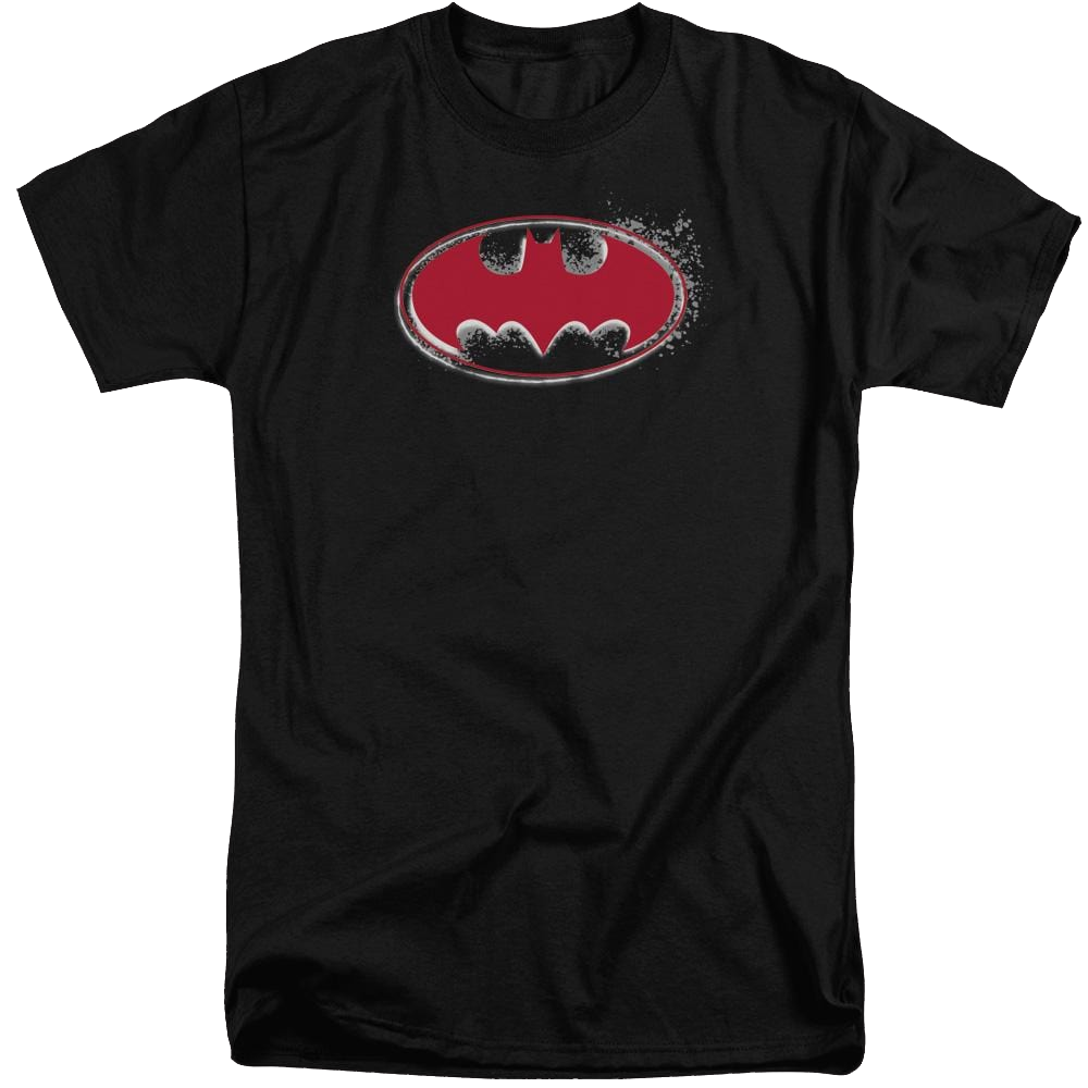 Batman Hardcore Noir Bat Logo - Men's Tall Fit T-Shirt Men's Tall Fit T-Shirt Batman