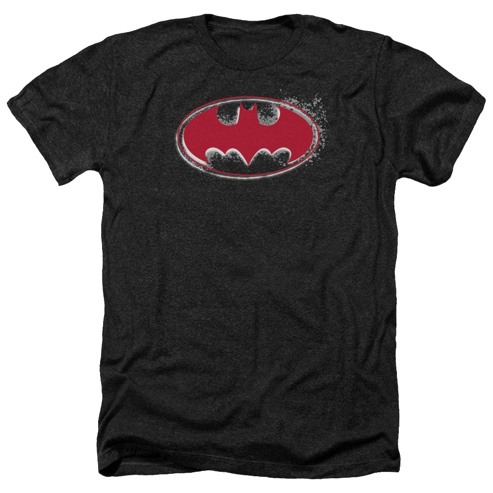 Batman Hardcore Noir Bat Logo - Men's Heather T-Shirt Men's Heather T-Shirt Batman
