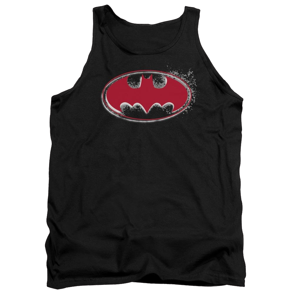 Batman Hardcore Noir Bat Logo Men's Tank Men's Tank Batman