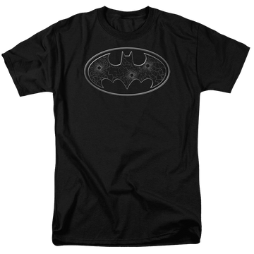 Batman Glass Hole Logo - Men's Regular Fit T-Shirt Men's Regular Fit T-Shirt Batman