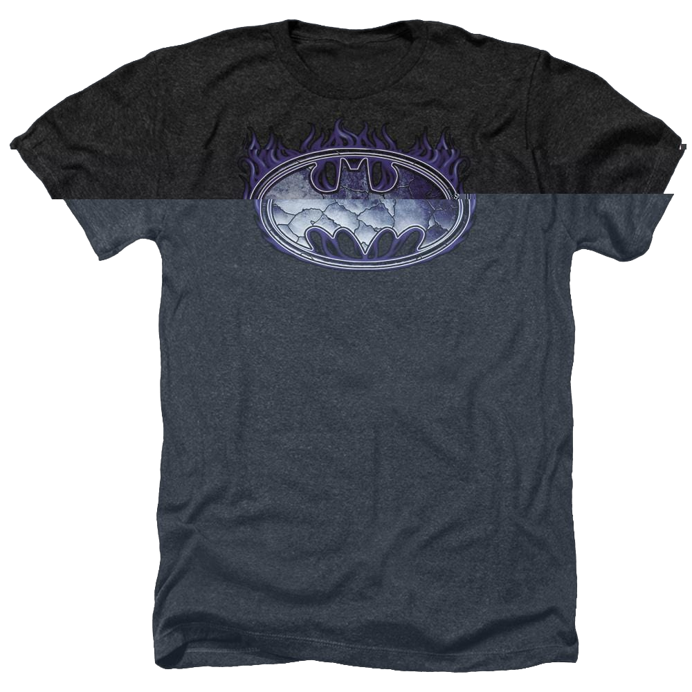 Batman Cracked Shield - Men's Heather T-Shirt Men's Heather T-Shirt Batman
