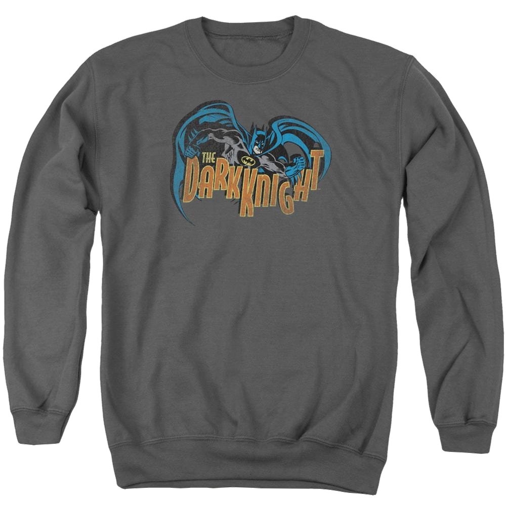 Batman Retro Dark Knight - Men's Crewneck Sweatshirt Men's Crewneck Sweatshirt Batman