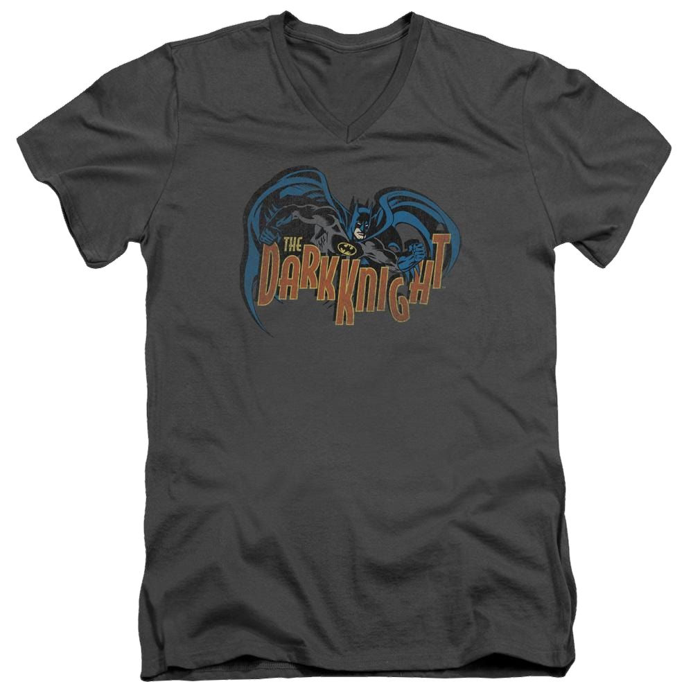 Batman Retro Dark Knight - Men's V-Neck T-Shirt Men's V-Neck T-Shirt Batman